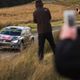 Norway’s Andreas Mikkelsen cuts through the Sweet Lamb spectator stage. He once killed a spectator in a crash. Photo Credit: Raphael Orlove